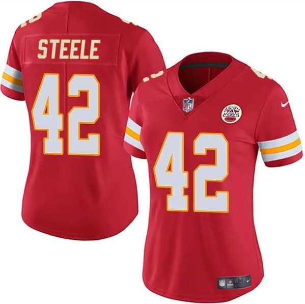 Women's Kansas City Chiefs #42 Carson Steele Red Vapor Untouchable Limited Stitched Jersey Dzhi,We sell and wholesale Women's Kansas City Chiefs #42 Carson Steele Red Vapor Untouchable Limited Stitched Jersey Dzhi on line form chian!